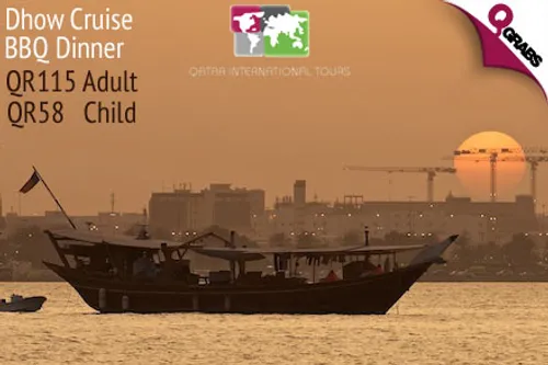At 50% off sail along the Doha waters and enjoy a Dhow Dinner Cruise on Thursday Nov. 22, 2012